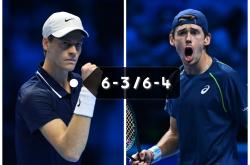 开云体育APP下载-ATP总决赛逆转澳网，辛纳统治全场