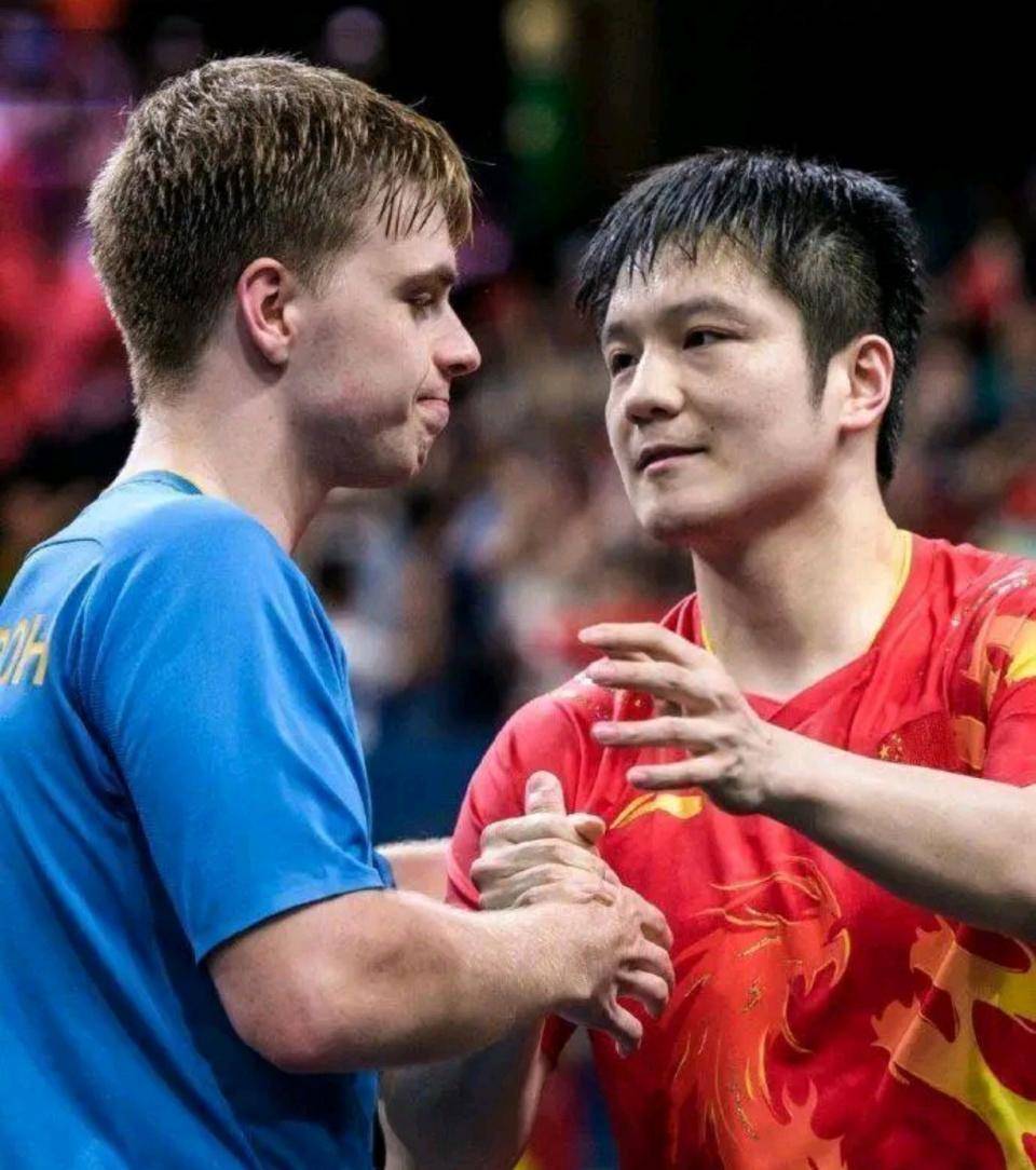 奥地利乒乓球队鏖战瑞典乒乓球队，樊振东送出助攻